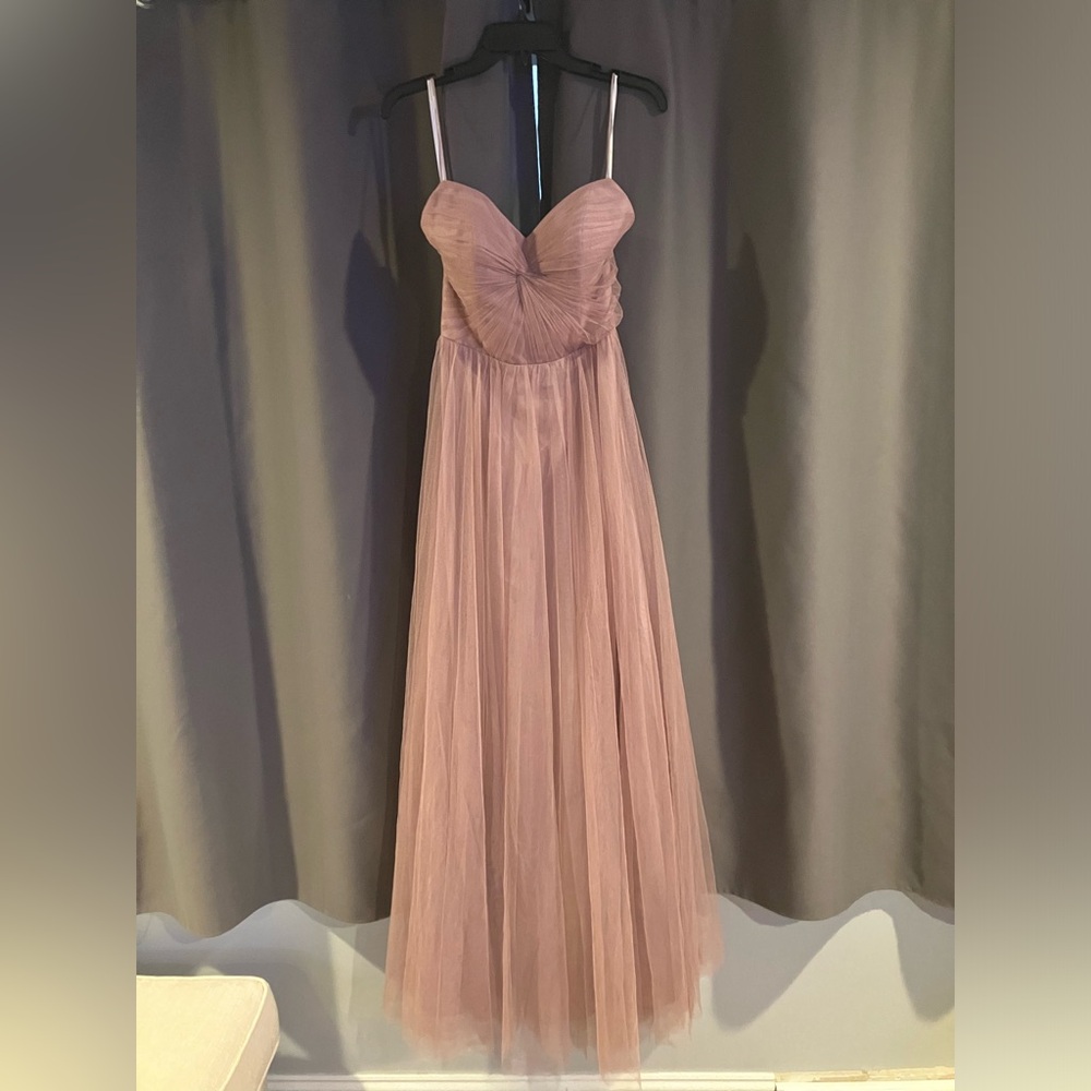 Watters & Watters BHLDN Tinsley Dress in Rose Quartz. Size 4